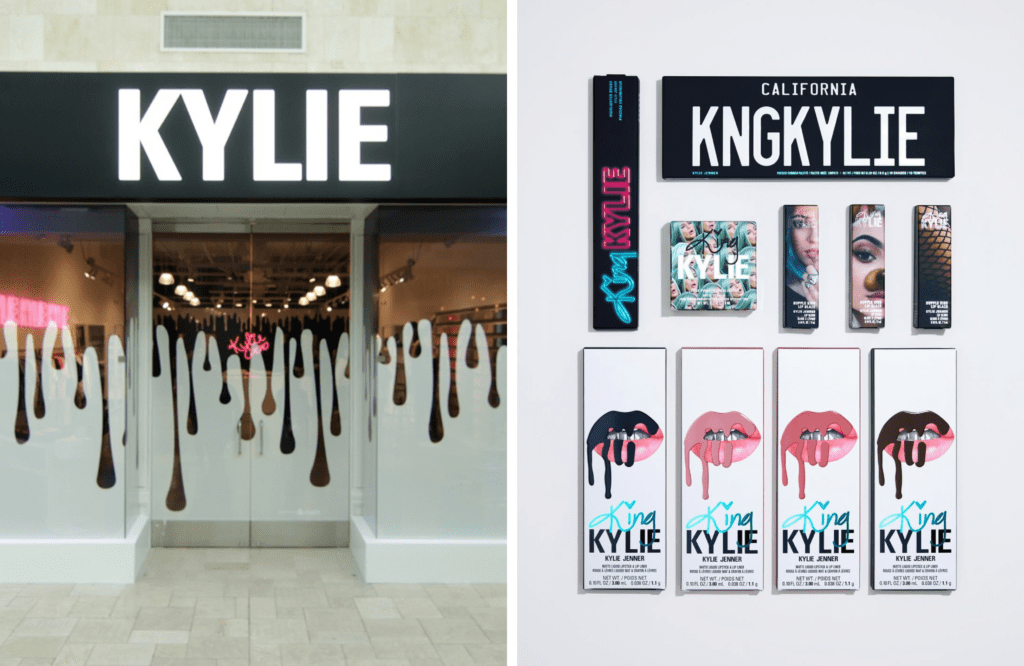 King Kylie latest makeup collection