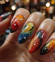 Dolphin nail art design