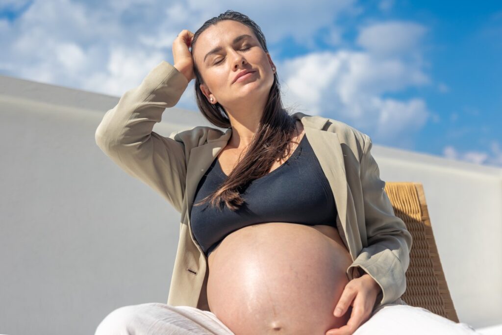 Heat sensitivity in pregnancy