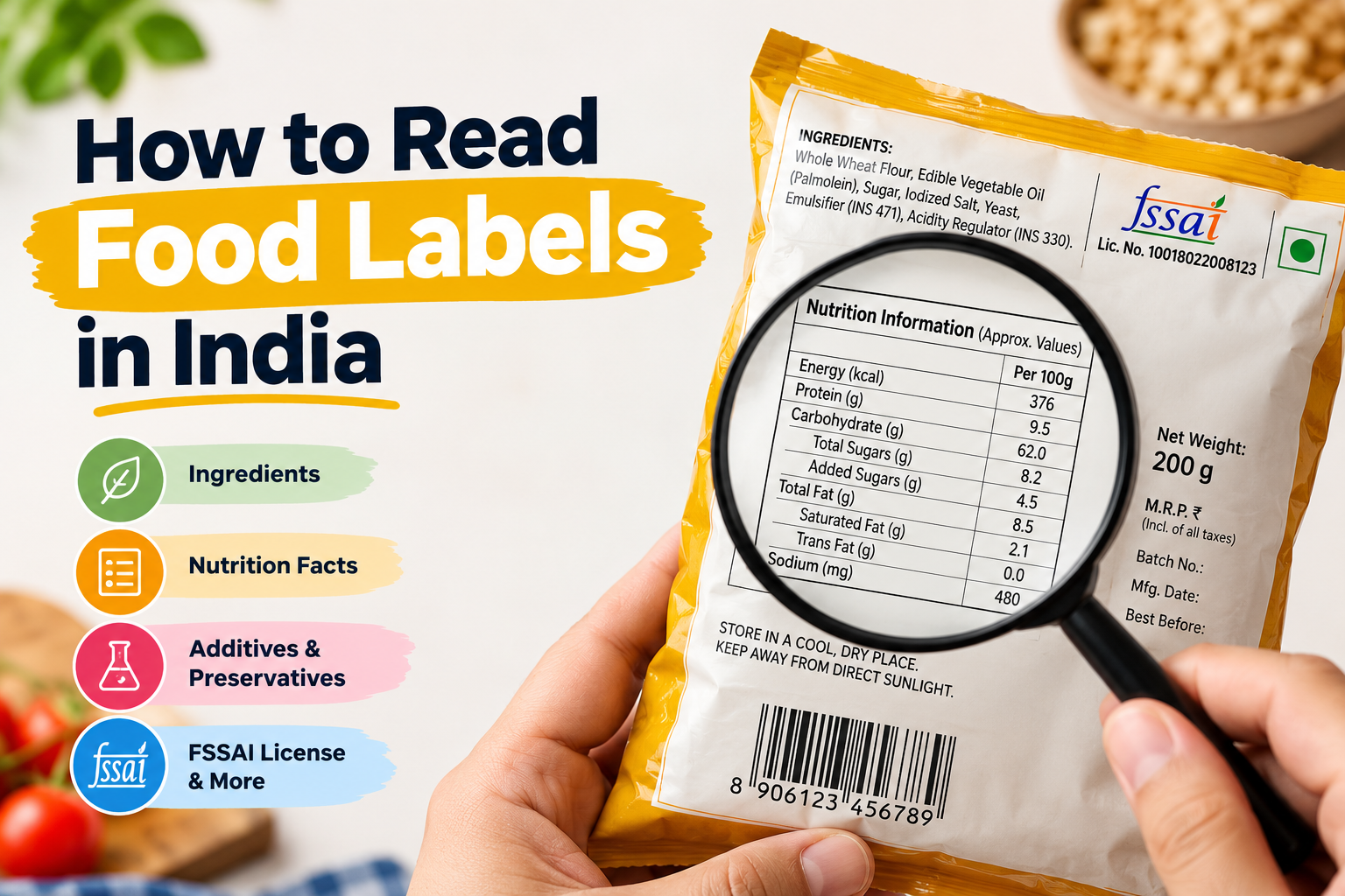 How to Read Food Labels in India